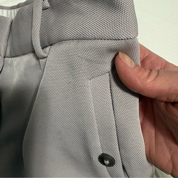 Aritzia Babaton Club Cuffed High Rise Pants Opal GREY size 4 - Picture 10 of 16